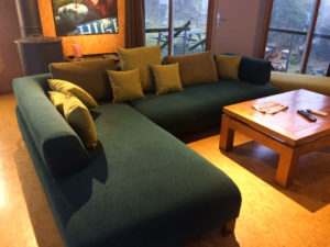 canapé d'angle moderne